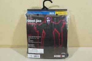 lot 127 image: Boys Halloween Costume -Ghost Face, Large 10-12