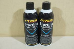 lot 182 image: 2 Pyroil Starting Fluid -11oz