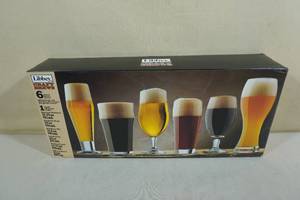 lot 187A image: Libby 6-Piece Craft Brews Glassware Set