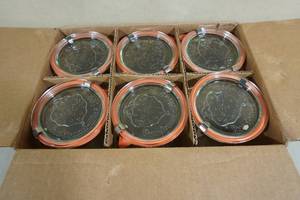 lot 200 image: 6 Weck 743.75 Liter Mold Jars