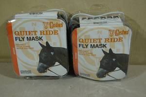 lot 276 image: 2 Cashel Quiet Ride Fly Masks -Horse Standard with Ears