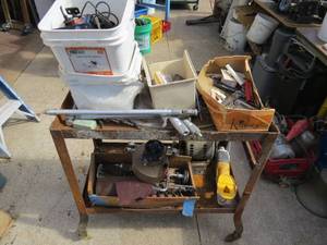 lot 56 image: Mixed Hardware with Cart
