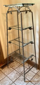 lot 90 image: Magnificent Metal Decorative Shelf