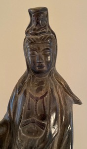 lot 7 image: Lovely Large Bronze Japanese Sculpture