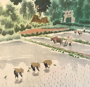 lot 73 image: Asian Style Print
