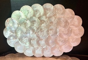 lot 283 image: Six Capiz Shell Placemats from the Philippines
