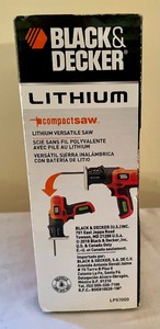 lot 304 image: New Black & Decker Cordless Compact Saw