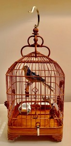 lot 126 image: Chinese Bird Cage For Home Decoration