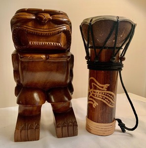 lot 351 image: Assortment of Wooden Collectibles