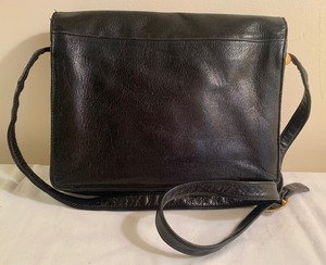 lot 358 image: Soft Black Leather Handbag