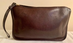 lot 359 image: Coach Leather Handbag Chocolate Brown