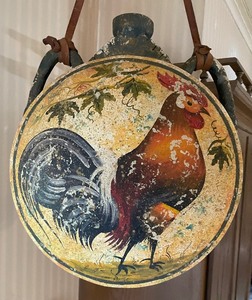 lot 477 image: Distressed Pottery Decorative Vessel
