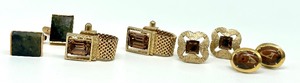 lot 155 image: Four Pairs of Vintage Cufflinks