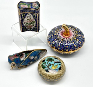 lot 171 image: Decorative Asian Trinket Items including Cloisonn