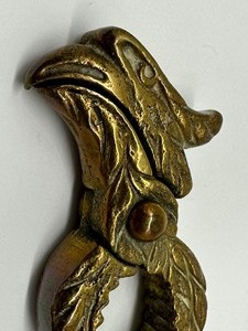 lot 179 image: Vintage Figural Brass Nut Cracker