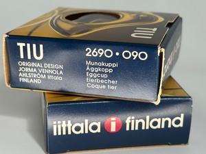 lot 196 image: Pair of iittala TIU Candle Holders