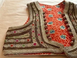 lot 197 image: Vintage Ethnic Embroidered Vest