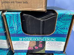 lot 425 image: Lawn Edging New in the Box and Landscape Fabric