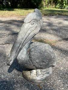 lot 440 image: Large Concrete Pelican Statue by Henri Studios