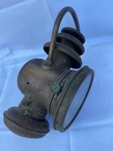 lot 442 image: Vintage Copper Lantern Made by Solar