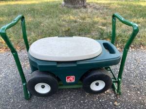 lot 534 image: Two Folding Gardening Stools