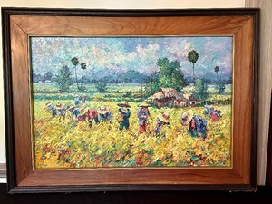 lot 15A image: Original Framed Oil on Canvas Painting