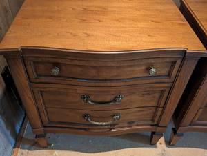 lot 380 image: Pair of Wood Side Tables