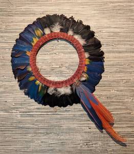 lot 382 image: Amazon Parrot Feather Headdress
