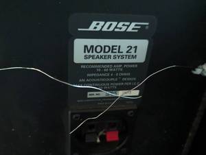 lot 240 image: Pair of Bose Model 21 Speakers