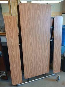 lot 22 image: Double Cafeteria Fold-Out Table