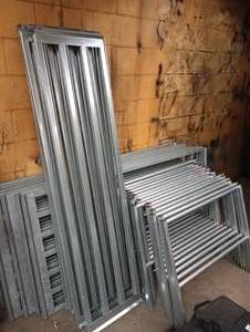 lot 55 image: Metal Rack System - Used In Greenhouse