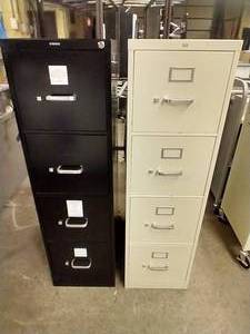 lot 87 image: (2) Metal File Cabinets