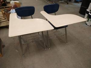 lot 99 image: (2) Virco School Desks