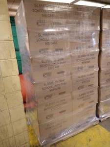 lot 119 image: Full Pallet of (24) Cases of School Lunch Trays - 12,000 Trays Total