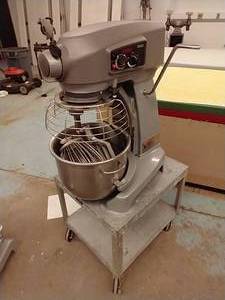 lot 227 image: Hobart HL200 Commercial Stand Mixer  Rolling Cart