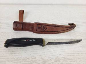 lot 213 image: Fiskars Normark 4.75 Blade Fish Knife with Sheath - Made in Finland