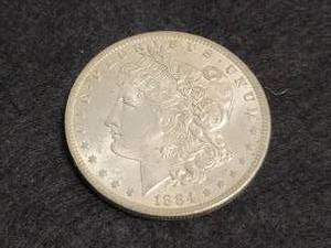 lot 219 image: 1884-O Morgan Dollar - 90% Silver