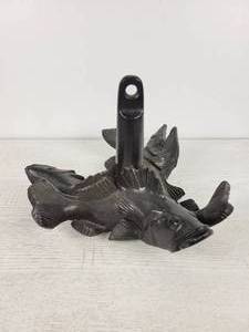 lot 227 image: DOTSON Iron Casting Walleye Anchor - Mankato, MN - 20#