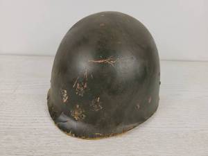 lot 210 image: Korean  Vietnam War Era M1 US Infantry Helmet Liner