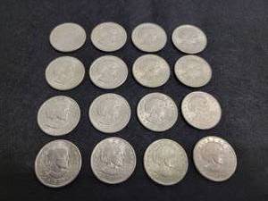 lot 236 image: (16) Susan B. Anthony Dollar Coins