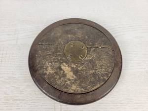 lot 244 image: Antique Discus - Wood, Iron and Brass Construction