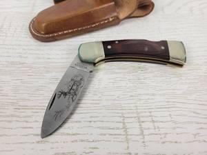lot 259 image: Western Westlok 3 Blade Folding Pocket Knife with Original Box - Made in the USA