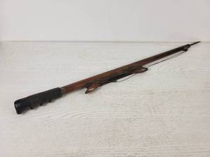 lot 274 image: Antique Wood & Brass Ice Fishing Rod