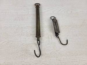 lot 287 image: Antique Brass Chatillion 30# Spring Scale and Pocket Balance 25# Scale - Made in Germany