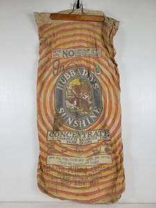 lot 322 image: Vintage HUBBARDS Feed Mill 100# Sack - Mankato, MN