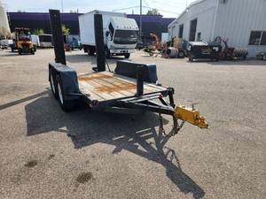 lot 8 image: 2021 T.W.G. Machine Stone 10 Dual Axle Equipment  Utility Trailer