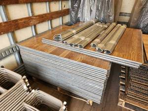 lot 39 image: (25) Sections of 4 x 4 Wooden Dance Floor