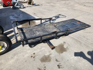 lot 32 image: Hitch Mount Cargo Carrier with Access Ramp