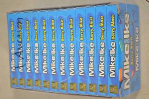 lot 19 image: Case of 12 Boxes of Mike & Ike Berry Blast Best By 62023