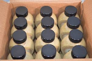 lot 47 image: 12-Pack Emerils Kicked Up Horseradish Mustard 12oz Bottles Best By 42023